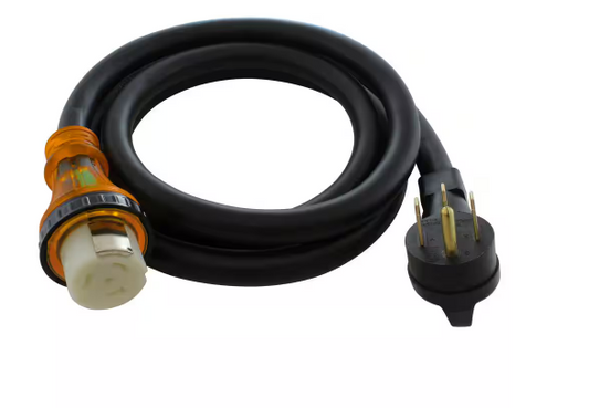 20 ft. 4-Prong 50A RV/Marine Power Cord with Power Indicator - 91009949172