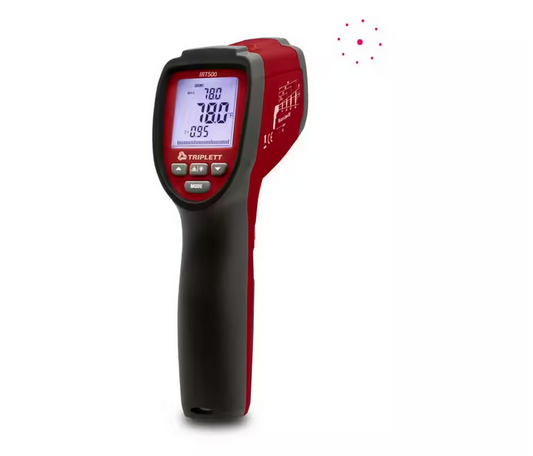 20:1 IR Thermometer with igh Temp/Circular Laser and Alarm - 91009272703