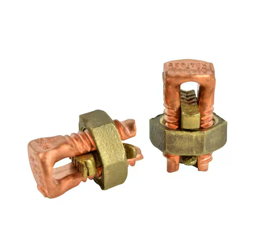 8 AWG Copper Split Bolt Connectors 2-Pack (Case of 6)