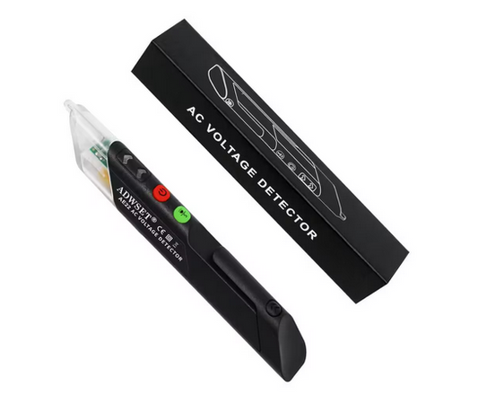 Non-Contact Voltage Tester Pen for Live/Null Wire Breakpoints Test Dual Range AC 12-Volt-1000-Volt Buzzer Alarm Black - 91011185900