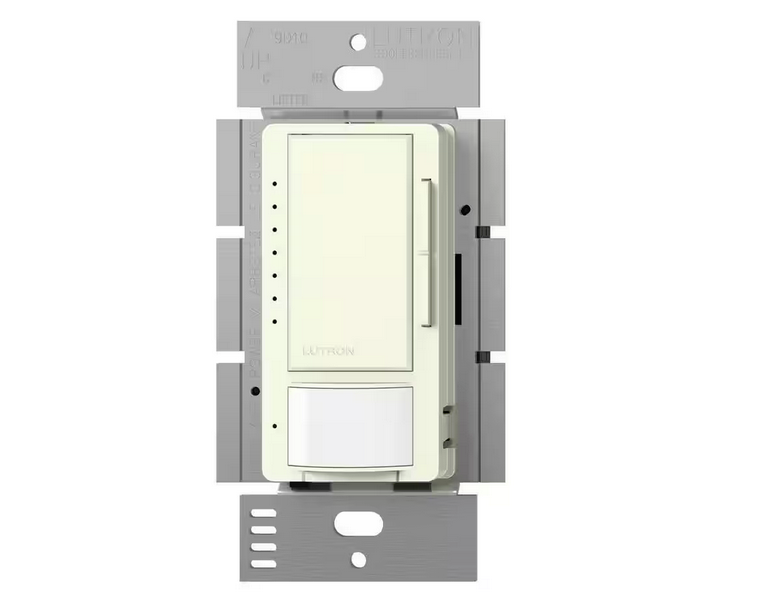Maestro LED+ Vacancy-Only Sensor/Dimmer Switch, 150W LED, Single Pole/Multi-Location, Biscuit (MSCL-VP153M-BI)