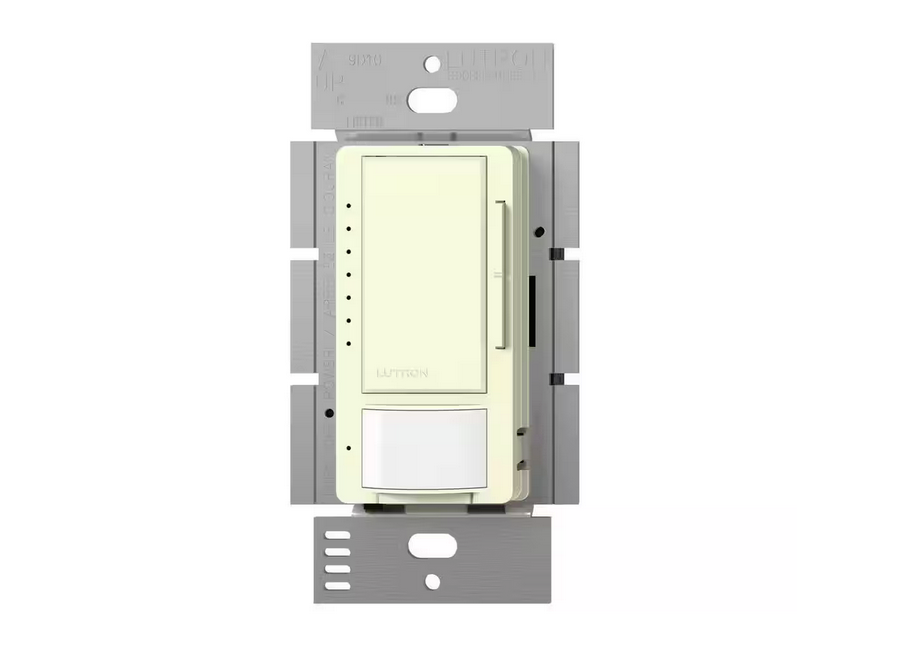Maestro LED+ Vacancy-Only Sensor/Dimmer Switch, 150W LED, Single Pole/MultiLocation,Light Almond (MSCL-VP153M-LA)