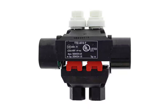 Main 500 - 4/0 AWG, Tap 350 - 1/0 AWG B-Tap Connector