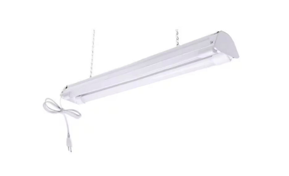 2 ft. 25-Watt T8/T12 White Shop Light 2 lamp High Output 6500K - 91010376143