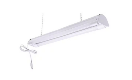 2 ft. 25-Watt T8/T12 White Shop Light 2 lamp High Output 6500K - 91010376143