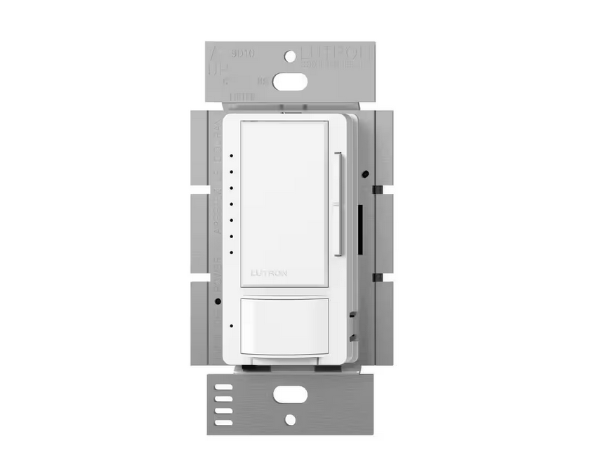 Maestro LED+ Vacancy-Only Sensor/Dimmer Switch, 150W LED, Single Pole/Multi-Location, White (MSCL-VP153M-WH)
