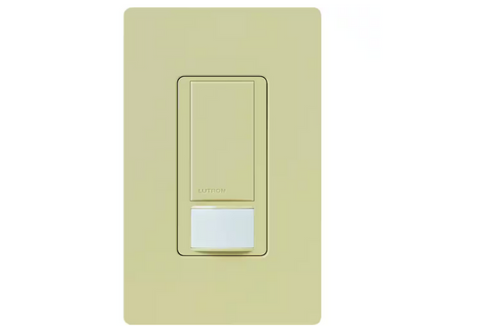 Maestro Dual Voltage Vacancy Sensor Switch, 6-Amp/Single-Pole, Ivory (MS-VPS6M2-DV-IV)