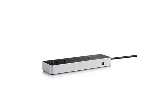 Energy Strip – WiFi Connected Triple Outlet Smart Power Strip, works with Apple Home and Protects your Devices (Black) - 91010319187