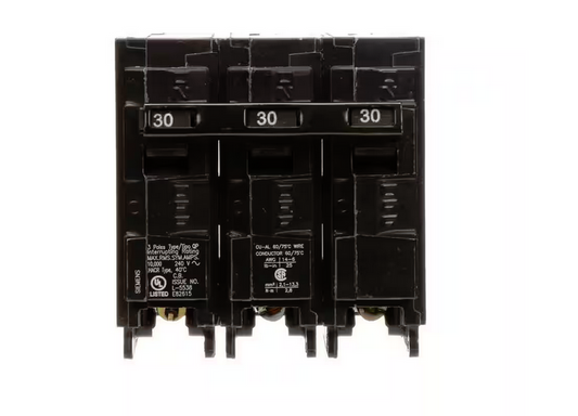 30 Amp 3-Pole Type QP Circuit Breaker - 9196375