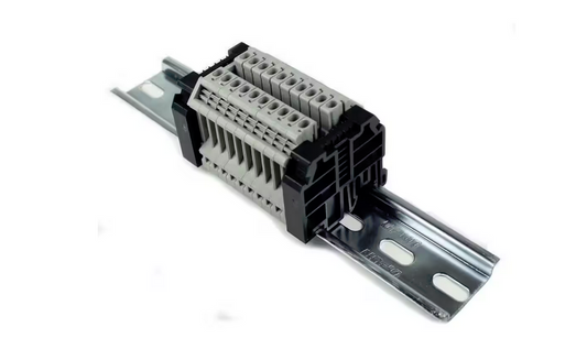 10-Gang Terminal Block Assembly, 28-12 AWG, 20 Amp, 600-Volt - 91006496499