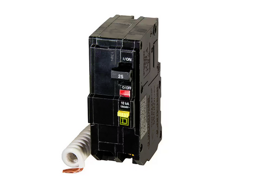 QO 25 Amp 2-Pole GFCI Circuit Breaker - 91006107777