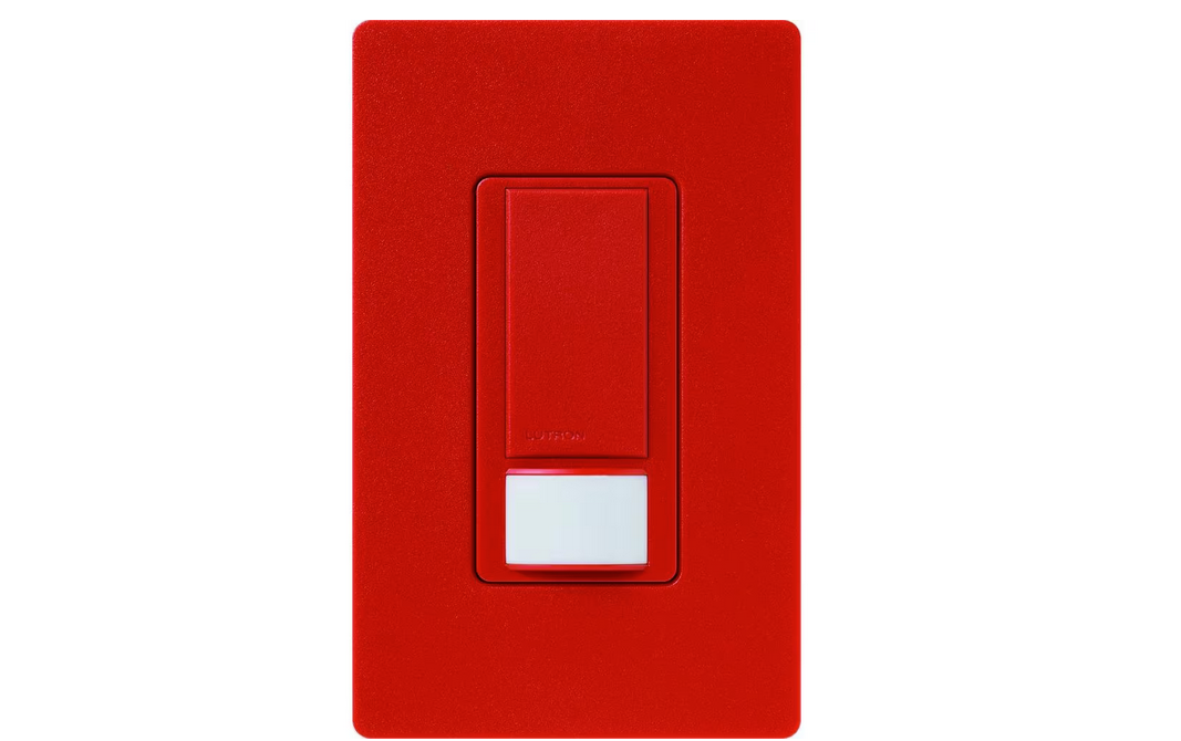 Maestro Dual Voltage Vacancy Sensor Switch, 6-Amp/Single-Pole, Hot (MS-VPS6M2-DV-HT)