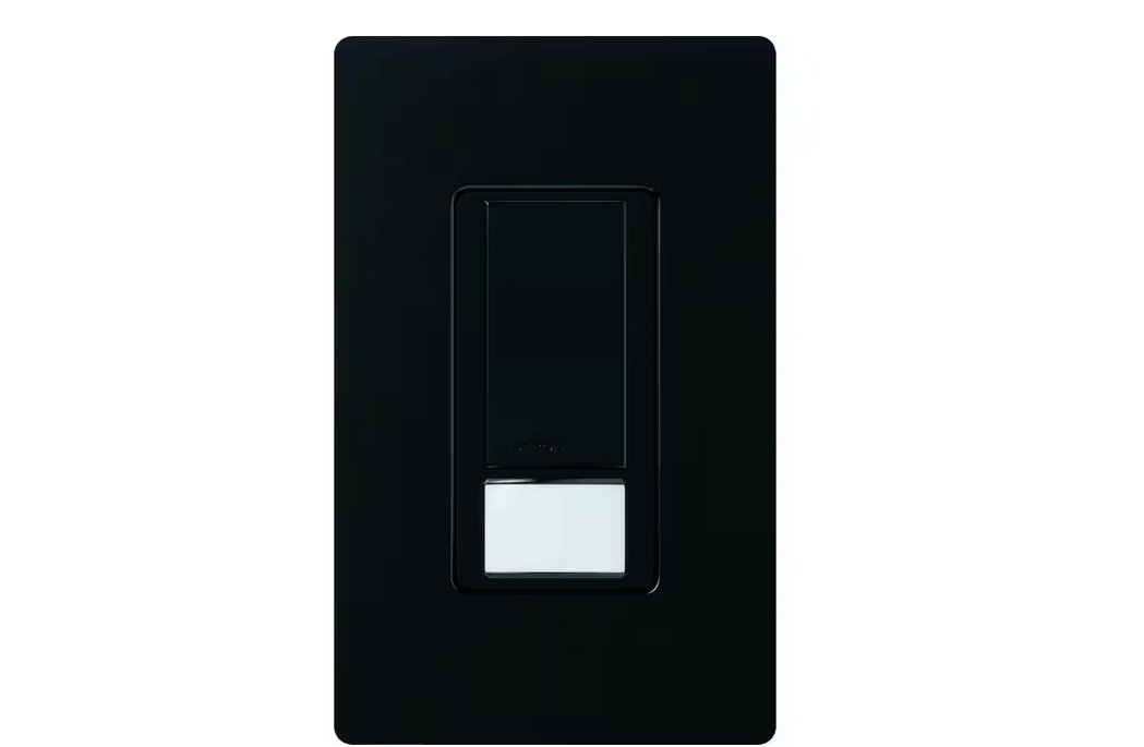 Maestro Dual Voltage Vacancy Sensor Switch, 6-Amp/Single-Pole, Black (MS-VPS6M2-DV-BL)