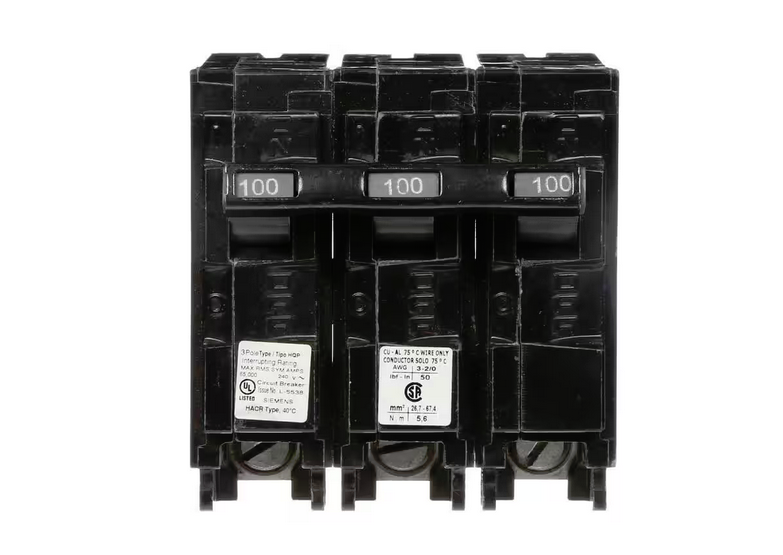 100 Amp 3-Pole Type QP Circuit Breaker - 9269826