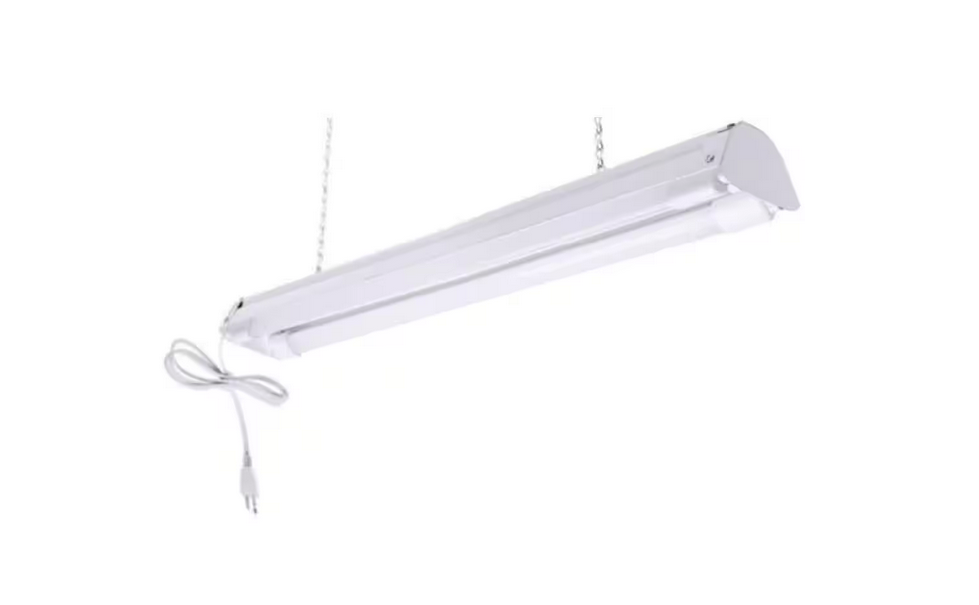 2 ft. 25-Watt T8/T12 White Shop Light 2 lamp High Output 4000K - 91010376144