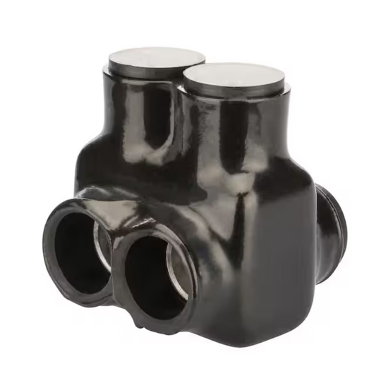 350 MCM - 6 AWG Insulated Tap Connector, Black - 91001839880