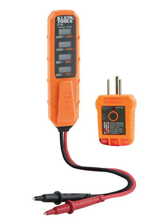 Electrical Test Kit with Voltage and Receptacle Tester - 91005938151