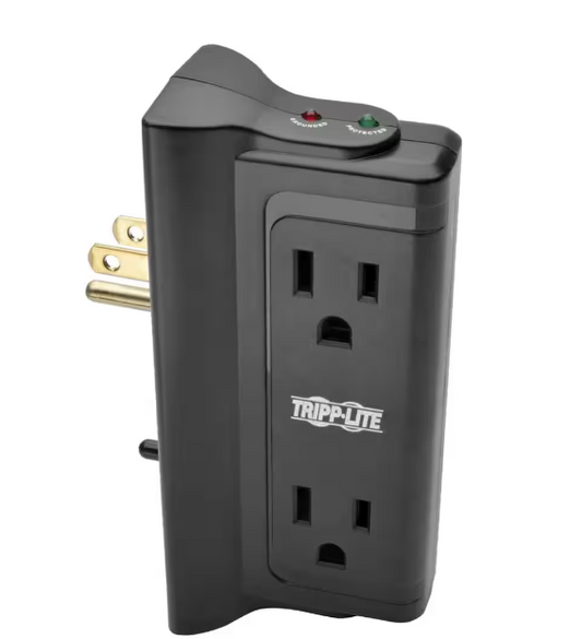 Protect It Surge Protector with 4 Side-Mounted Outlets