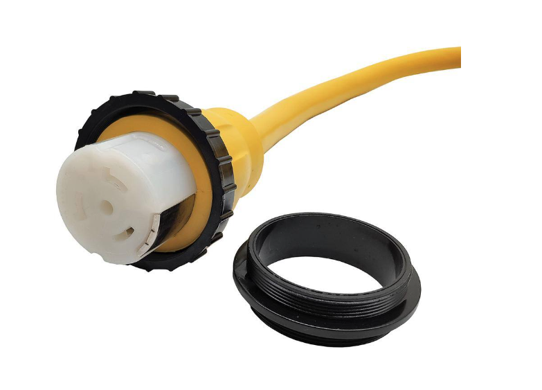 36 ft. 6/4 Marine Shore Power 50 Amp 250-Volt Extension Cord NEMA SS2-50P to SS2-50R - 91006238311
