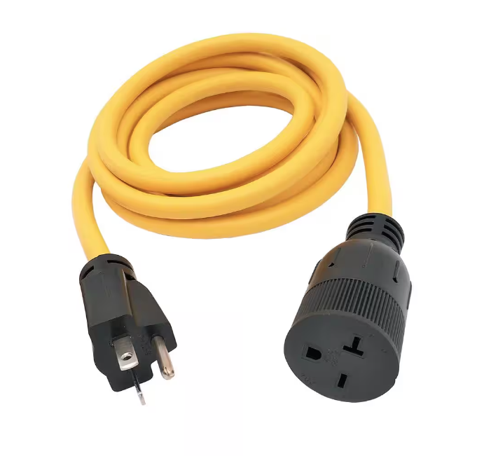 10 ft. SJTW 12/3 20 Amp 250-Volt NEMA 6-20 Indoor/Outdoor Extension Cord - 91006310306