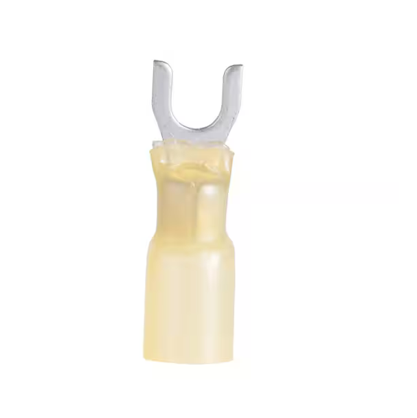 12-10 AWG 8 Stud Heat Shrink Spade Terminal (Case of 10)