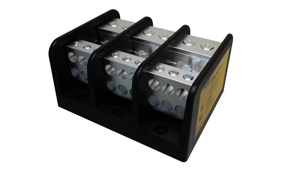 Power Distribution Block Connector, Line Conductor Range 2/0-12, Load Range 2-14 - 91006426732