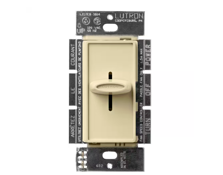 Skylark Fan Control, 3-Speed, 1.5-Amp/Single-Pole, Ivory (SFSQ-FH-IV) - 9256902