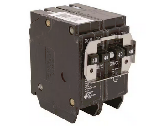 BR 2-40 Amp 2 Pole BQ (Independent Trip) Quad Breaker - 91002199794