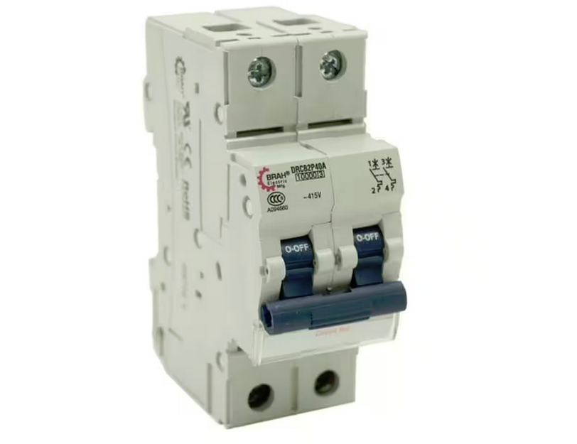 2-Pole 5 Amp Din Rail Circuit Breaker