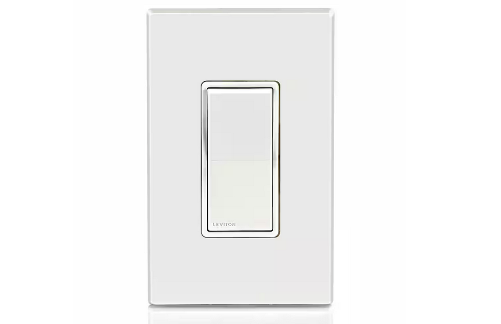 15 Amp Decora Weather-Resistant Single-Pole Switch in White - 91010881144