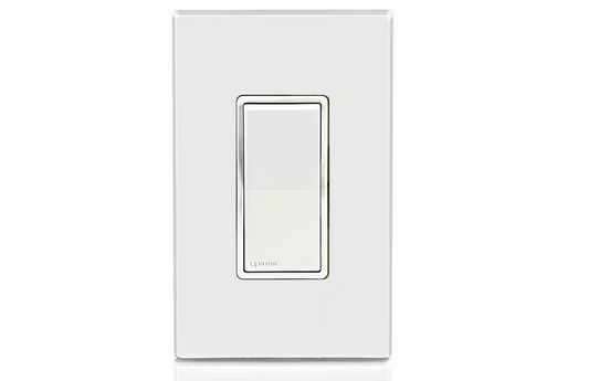15 Amp Decora Weather-Resistant Single-Pole Switch in White - 91010881144