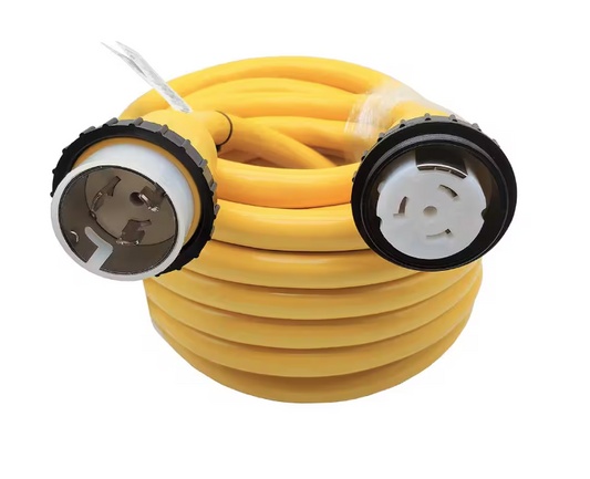 50 ft. 6/4 Marine Shore Power 50 Amp 250-Volt Extension Cord NEMA SS2-50P to SS2-50R - 91006238309