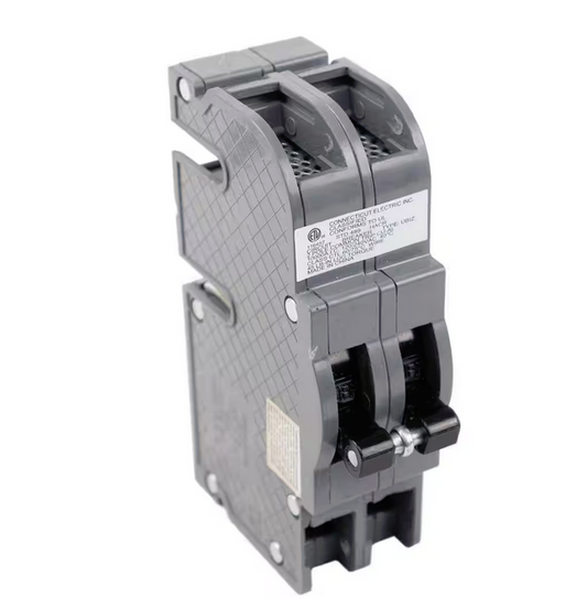 New UBIZ Thick 100 Amp 120/240 Volts 1-1/2 in 2-Pole Zinsco QCAL100 Replacement Circuit Breaker - 91010137784