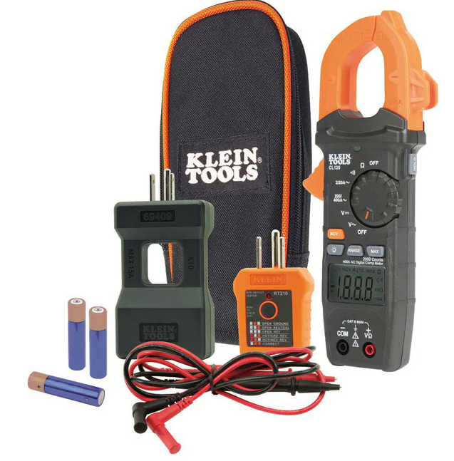 Digital Clamp Meter Electrical Maintenance and Tester Set - 91005204438