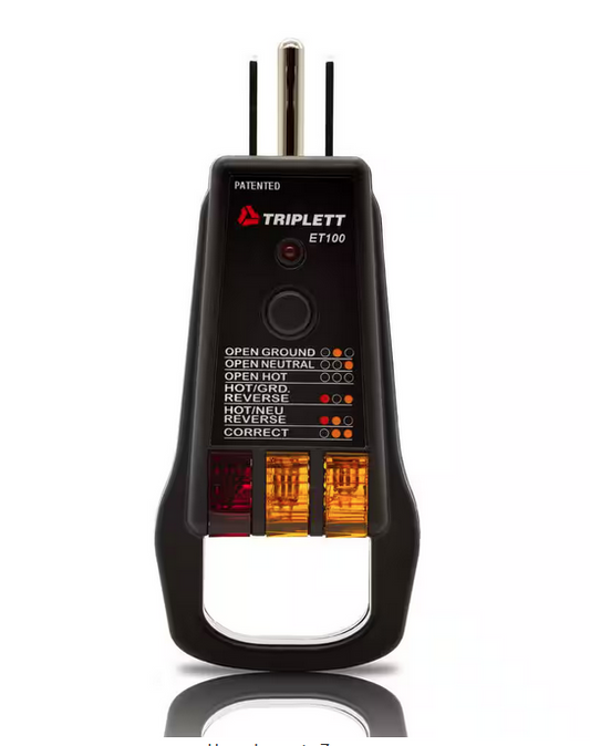 GFCI Receptacle Tester with Pull Handle (2-Pack) - 91005759121