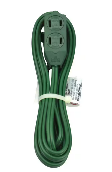 6 ft. 16/2 Green Cube Tap Extension Cord - 91003150902