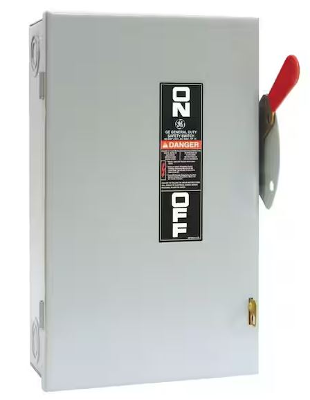 60 Amp 240-Volt Non-Fuse Indoor Safety Switch - 9730810