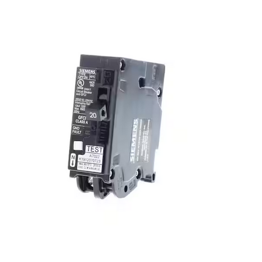 20 Amp 1-Pole GFCI Plug-On Neutral Circuit Breaker - 91005138329