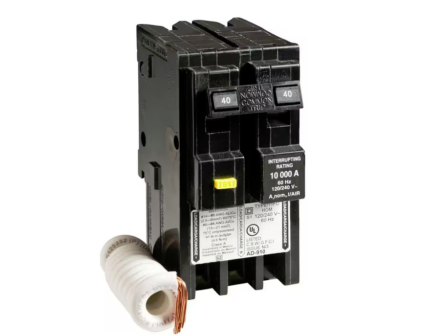 Homeline 40 Amp 2-Pole GFCI Circuit Breaker - 91003575601