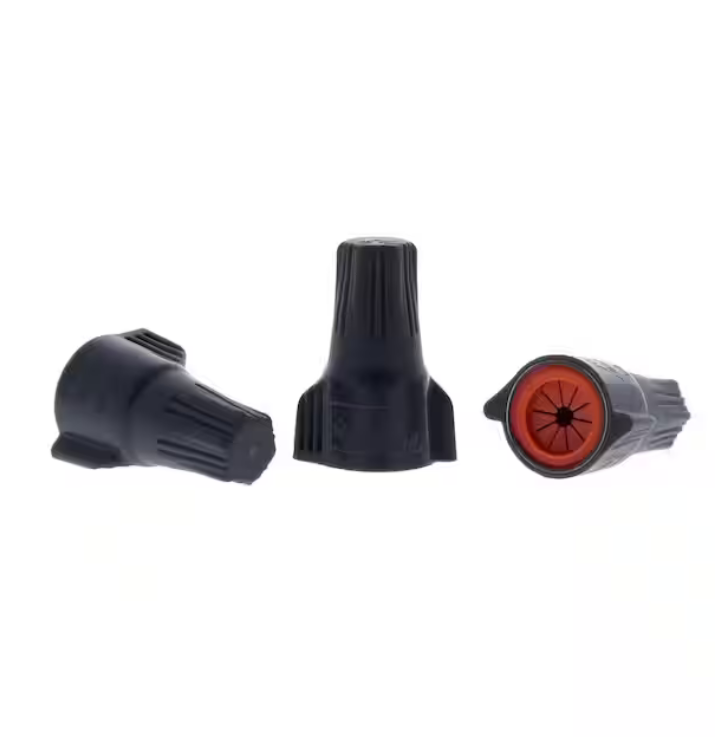 Model 61 WeatherProof Wire Connector, Gray-Orange (150 per Jar)