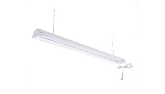 2-Light 4 ft, White 4000K LED Shop Light (LED Tubes Included) - 91002692036