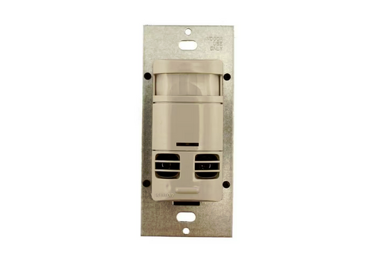 Dual-Relay Multi-Technology Wall Switch Motion, Gray
