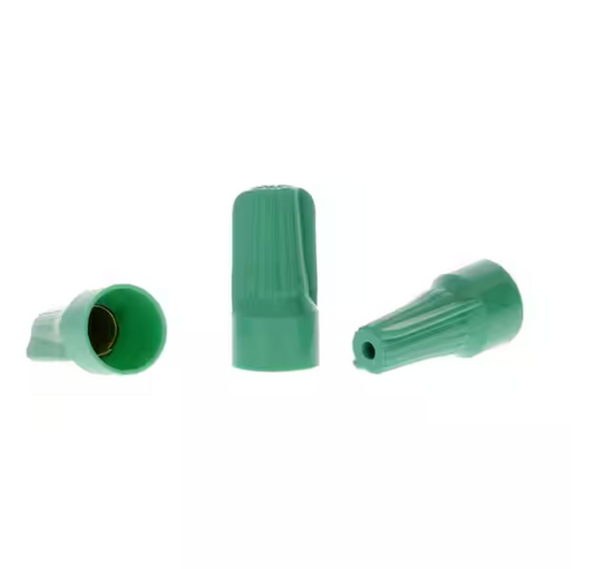 B-CAP Wire Connector, BGR Green Grounding, 250/Box - 91011411403