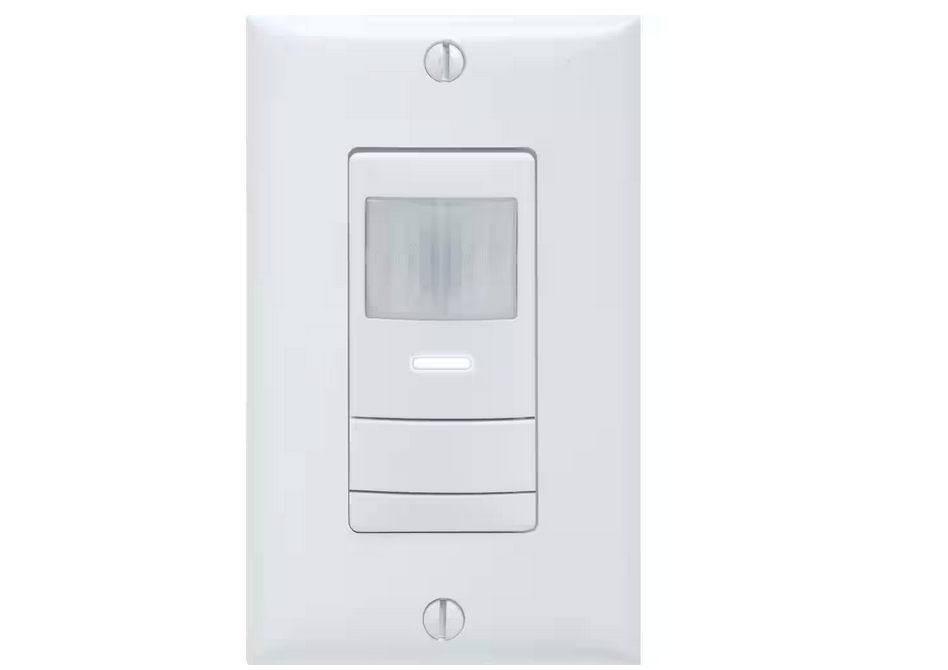 Dual Detection Occupancy 1-Pole Wall Switch Sensor - Ivory - 91000974775