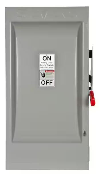 Heavy Duty 200 Amp 600-Volt 3-Pole Indoor Fusible Safety Switch