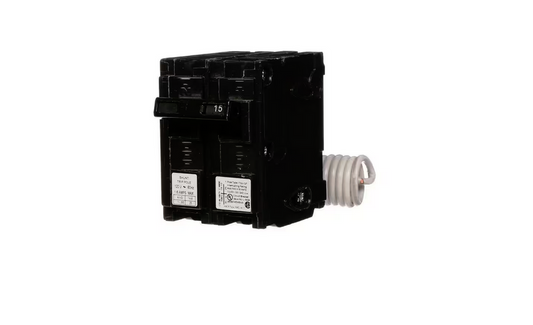 15 Amp Single-Pole Type QP Circuit Breaker with 120-Volt Shunt Trip