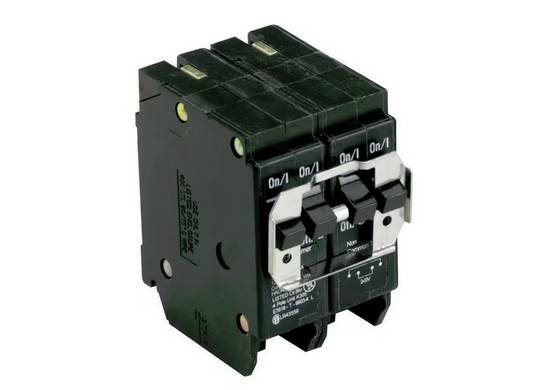 BR 1-30 Amp 2 Pole and 2-20 Amp 1 Pole BQ (Independent Trip) Quad Circuit Breaker - 9430249