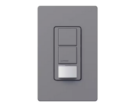 Maestro Dual Circuit Motion Sensor Switch, 6-Amp/Single-Pole, Gray (MS-OPS6-DDV-GR)