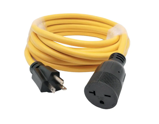 25 ft. SJTW 12/3 20 Amp 250-Volt NEMA 6-20 Indoor/Outdoor Extension Cord - 91006310304