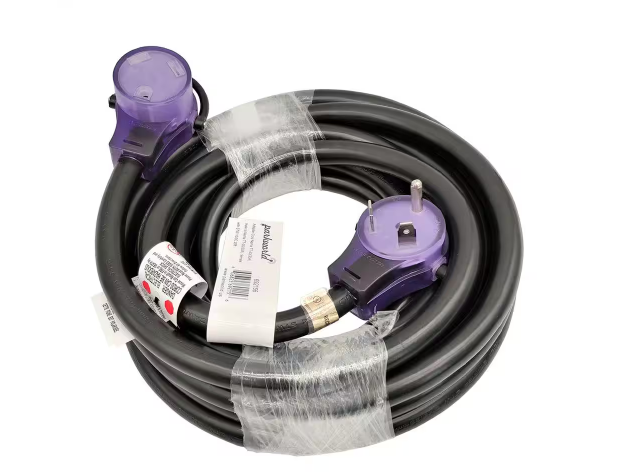 25 ft. 10/3 30 Amp 125-Volt NEMA TT-30 RV Extension Cord with Handle - 91006219600